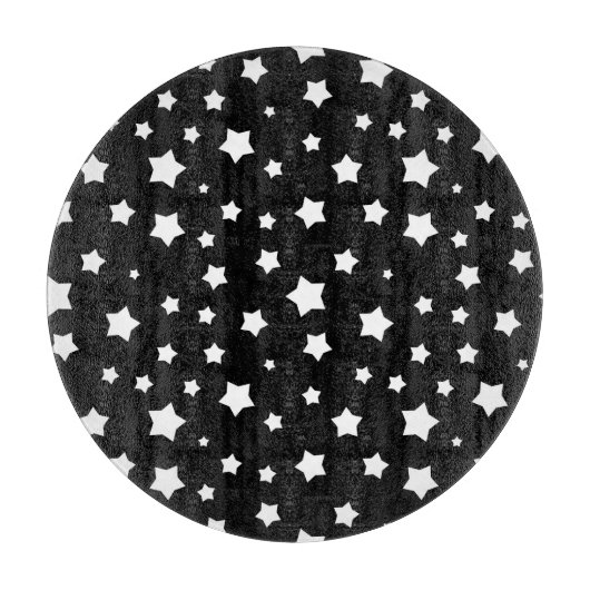 Planche À Découper Profil sous convention astérisque noir et blanc (Devant)