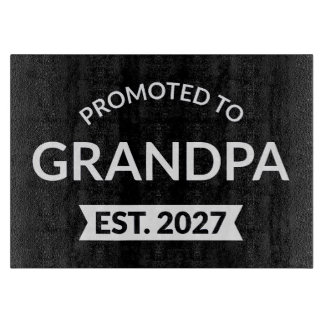 Planche À Découper Promu Grand-Père Estimé 2027 Nouveau Papa II