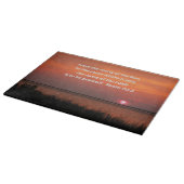 Planche À Découper Psaume 113:3 Du lever du soleil (Coin)