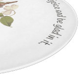 Planche À Découper Psaume 118:24 Bible Verse et Sparrow Pair (Coin)