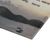 Planche À Découper Psaume 4:8 Je me coucherai en paix.... (Coin)