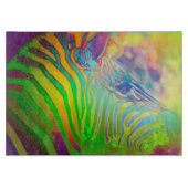 Planche À Découper Psychédélic Wild Life Zebra (Devant)