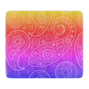 Planche À Découper Psychedelique Hippie Rétro Paisley
