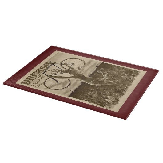 Planche À Découper Publicité vintage de vélos (Coin)