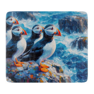 Planche À Découper Puffins