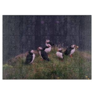 Planche À Découper Puffins de l'Atlantique