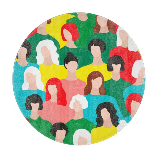 Planche À Découper Puissance des filles (Devant)