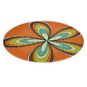 Planche À Découper Puissance des fleurs hippie de printemps rétro des (Coin)