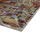 Planche À Découper Pumpkins Thanksgiving Art Glass Cutting Board (Coin)