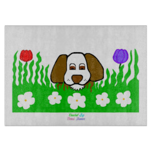 Planche À Découper Pup N Play Panneau de coupe en verre 27,9 cm x 20,