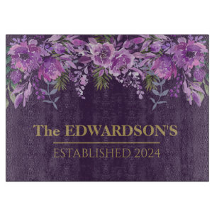 Planche À Découper Purple Paradise : Botanique Beauty Cutboard