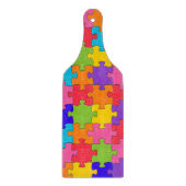 Planche À Découper Puzzle coloré (Devant)