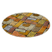 Planche À Découper Puzzle Funny Chats House sans joint (Coin)