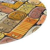 Planche À Découper Puzzle Funny Chats House sans joint (Coin)