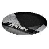 Planche À Découper Pyramides noires et blanches (Coin)