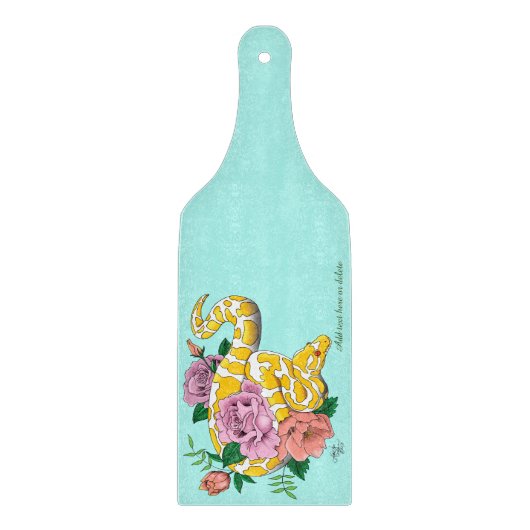 Planche À Découper Python albino (Devant)