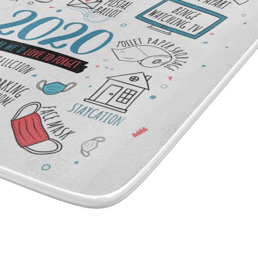 Planche À Découper Quarantine Christmas Funny 2020 (Coin)