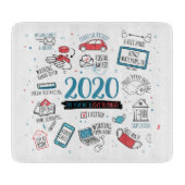 Planche À Découper Quarantine Christmas Funny 2020 (Devant)