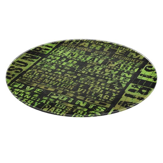 Planche À Découper Quartiers de New York Vert (Coin)