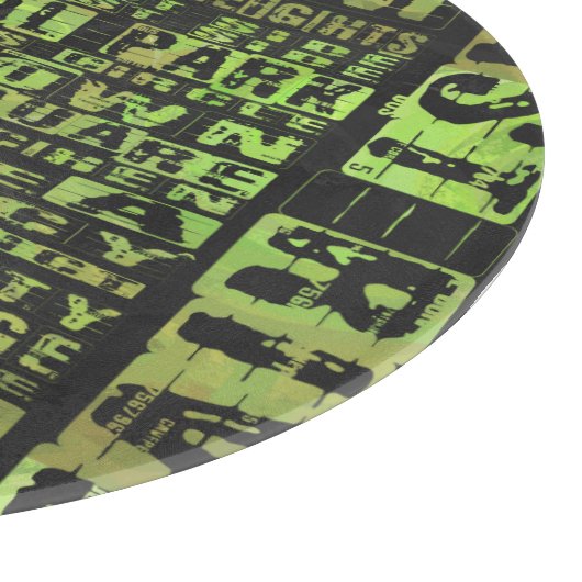 Planche À Découper Quartiers de New York Vert (Coin)