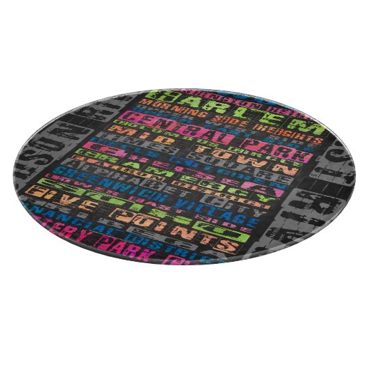 Planche À Découper Quartiers NYC Arc-en-ciel (Coin)