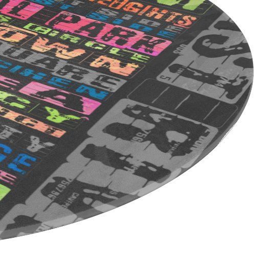 Planche À Découper Quartiers NYC Arc-en-ciel (Coin)