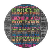 Planche À Découper Quartiers NYC Arc-en-ciel (Devant)