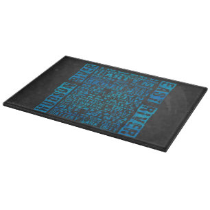 Planche À Découper Quartiers NYC Bleu
