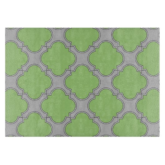 Planche À Découper Quatrefoil vert (Devant)