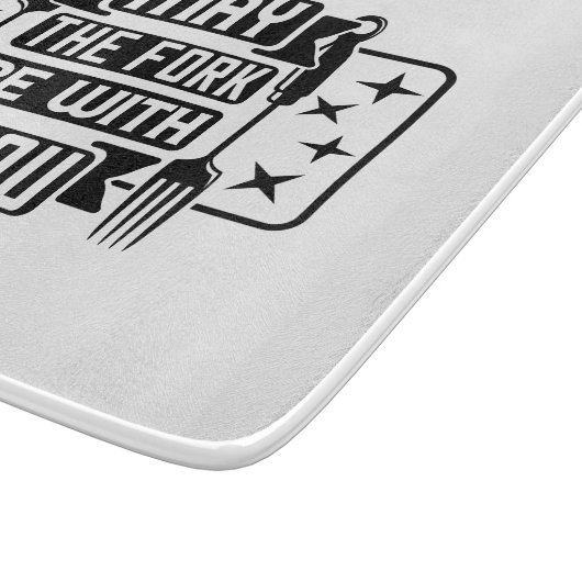 Planche À Découper Que La Fourche Soit Avec Vous (Coin)