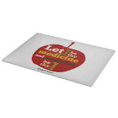 Planche À Découper Que la nourriture soit ta médecine et la médecine  (Coin)