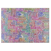 Planche À Découper Question Apprendre Nuage MotssTexte Motif Message (Devant)