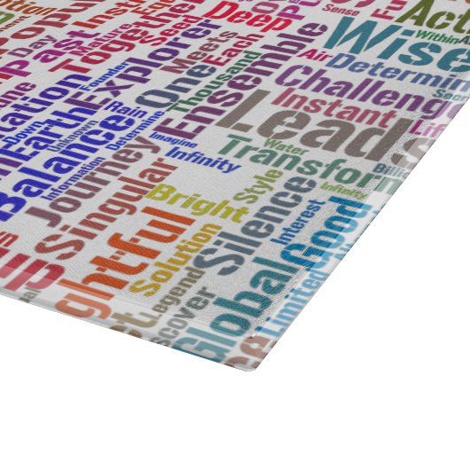 Planche À Découper Question Apprendre Nuage MotssTexte Motif Message (Coin)