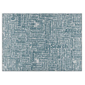 Planche À Découper Question Apprendre Nuage MotssTexte Motif Message (Devant)