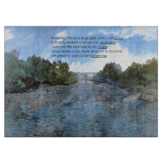 Planche À Découper Qui je suis aujourd'hui Inspirant (Devant)