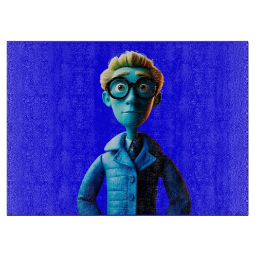 Planche À Découper Qui vous regarde Planche à verre (Devant)