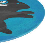 Planche À Découper Rabat Ombre Sur Bleu (Coin)