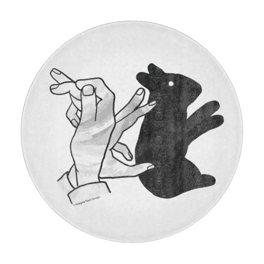 Planche À Découper Rabbit Silhouette main (Devant)