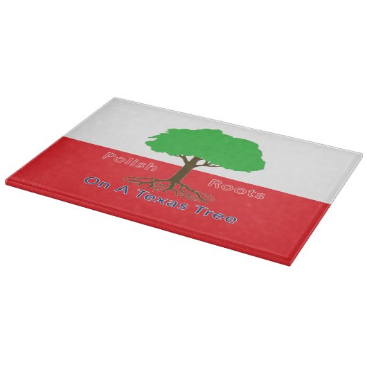 Planche À Découper Racines Polonaises Sur Un Arbre Texas (Coin)