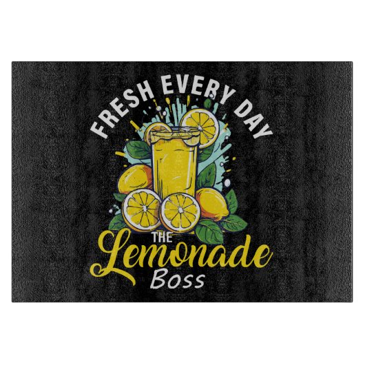 Planche À Découper Rafraîchi Chaque Jour Le Patron De Limonade (Devant)