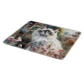 Planche À Découper Ragdoll Chat en anglais Garden (Coin)