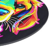 Planche À Découper Rainbow Dog Portrait Art (Coin)