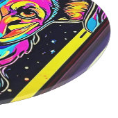 Planche À Découper Rainbow Dog Portrait Art (Coin)