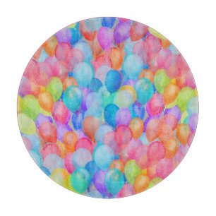 Planche À Découper Rainbow Dreams : Watercolor Balloon Art