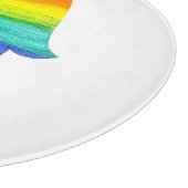 Planche À Découper Rainbow Hamsa Art Cutting Board (Coin)
