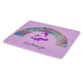 Planche À Découper Rainbows psychédélique et Unicorns Thunder_Cove (Coin)