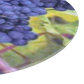 Planche À Découper Raisin-Vieux style du monde de vin (Coin)