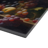 Planche À Découper Raisins et fruits Peinture à vie morte (Coin)