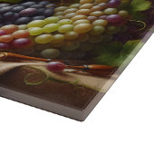 Planche À Découper Raisins et vin vie morte (Coin)