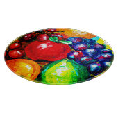 Planche À Découper Raisins, Lime, Orange, Fruits de pomme. Commandez  (Coin)